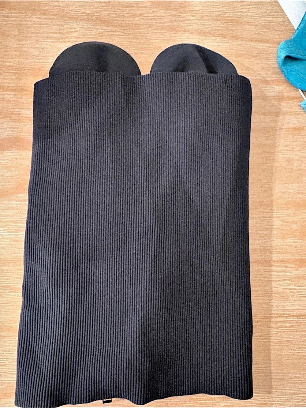 Burberry Black constructed/deconstructed Corset bustier top